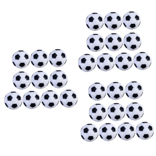 Milisten 30 STK Tischfußball Fußball Aus Schaumstoff Mini-schwarz-weiß-fußball Fußball Ball Schaumstoff-fußball Tischfussball Mini-ersatzfußbälle von Milisten