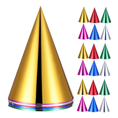 Milisten 30 Stück Farbenfrohe Partyhüte Kegelhüte für Folienkegelpartyhüte Kegelpartyhut für Mütze zum Kindergeburtstag Mehrfarbige kleine Partyhüte Kinderpartyhüte Papier Milisten 30 Stück Farbenfrohe Partyhüte Kegelhüte für Folienkegelpartyhüte Kegelpartyhut für Mütze zum Kindergeburtstag Mehrfarbige kleine Partyhüte Kinderpartyhüte Papier von Milisten