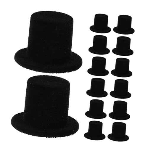 Milisten 30 Stück Miniatur Zauberer Hüte Schwarz Samt Kleine Formelle Mini Hüte Für DIY Bastelprojekte Halloween Weihnachtsdeko Puppenfiguren Party Zubehör Milisten 30 Stück Miniatur Zauberer Hüte Schwarz Samt Kleine Formelle Mini Hüte Für DIY Bastelprojekte Halloween Weihnachtsdeko Puppenfiguren Party Zubehör von Milisten