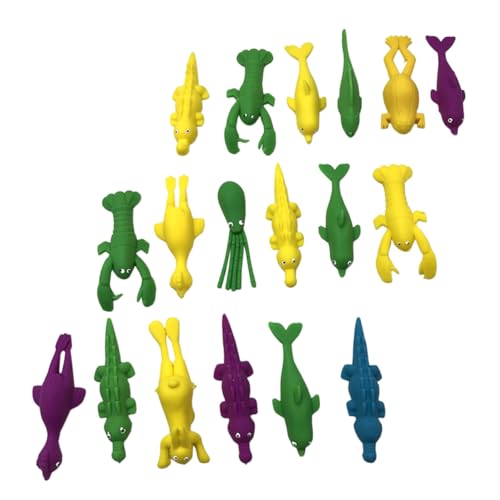 Milisten 30 Stück Teiliges Flexible Bruchsichere Finger Tier Spielzeuge aus TPR Lustiges Kinderdehnungsspielzeug mit Fliegenden Tiermotiven Party und Stresslöser für Teens Milisten 30 Stück Teiliges Flexible Bruchsichere Finger Tier Spielzeuge aus TPR Lustiges Kinderdehnungsspielzeug mit Fliegenden Tiermotiven Party und Stresslöser für Teens von Milisten
