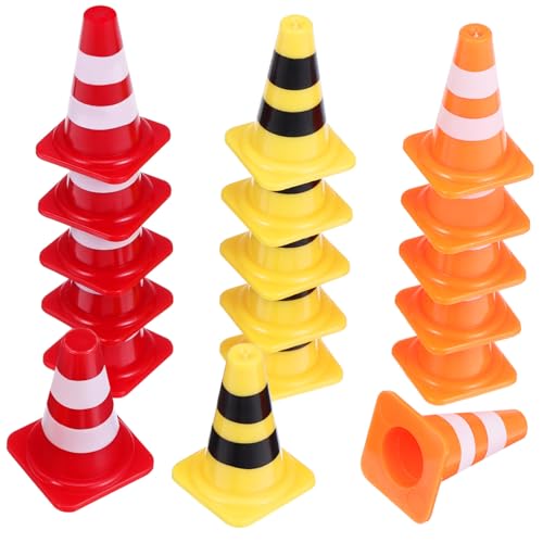 Milisten 30 Stück Teiliges Mini Bunte Kleine Verkehrszeichen Lernspielzeug Frühe Verkehrserziehung Sichere Kunststoffkegel für Spielstraße und Straßensperren Milisten 30 Stück Teiliges Mini Bunte Kleine Verkehrszeichen Lernspielzeug Frühe Verkehrserziehung Sichere Kunststoffkegel für Spielstraße und Straßensperren von Milisten