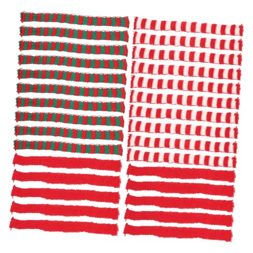 Milisten 30 Stück Teiliges Mini Strickschal Weihnachtsdeko Rot Weiß Grün Gestreift Feine Wollschals Für Puppen Basteln Party Dekoration Festliche Mini Schals Milisten 30 Stück Teiliges Mini Strickschal Weihnachtsdeko Rot Weiß Grün Gestreift Feine Wollschals Für Puppen Basteln Party Dekoration Festliche Mini Schals von Milisten