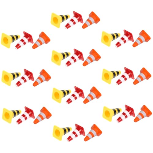 Milisten 30 Stück Teiliges Mini Verkehrszeichen Verkehrscones Kunststoff Verkehrsbarrieren für Verkehrsunterricht und Simulation von Verkehrssituationen in Rot Gelb Orange Milisten 30 Stück Teiliges Mini Verkehrszeichen Verkehrscones Kunststoff Verkehrsbarrieren für Verkehrsunterricht und Simulation von Verkehrssituationen in Rot Gelb Orange von Milisten