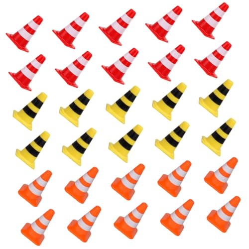 Milisten 30 Stück Teiliges Mini-verkehrszeichen mit Roten Gelben und Orangen Kunststoff-verkehrskegeln Realistische Straßenabsperrungen Pädagogisches für Verkehrssicherheit und Kreative Milisten 30 Stück Teiliges Mini-verkehrszeichen mit Roten Gelben und Orangen Kunststoff-verkehrskegeln Realistische Straßenabsperrungen Pädagogisches für Verkehrssicherheit und Kreative von Milisten