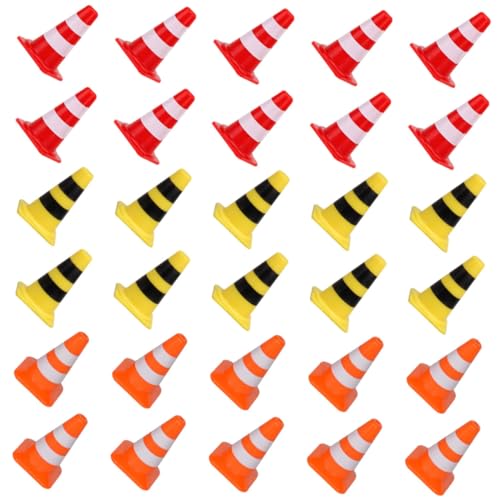 Milisten 30 Stück Teiliges Miniatur Verkehrsbarrieren Spielset aus Kunststoff Bunte Mini Leitkegel und Verkehrsschilder Pädagogisches Rollenspiel für Verkehrserziehung und Eltern Junge Milisten 30 Stück Teiliges Miniatur Verkehrsbarrieren Spielset aus Kunststoff Bunte Mini Leitkegel und Verkehrsschilder Pädagogisches Rollenspiel für Verkehrserziehung und Eltern Junge von Milisten