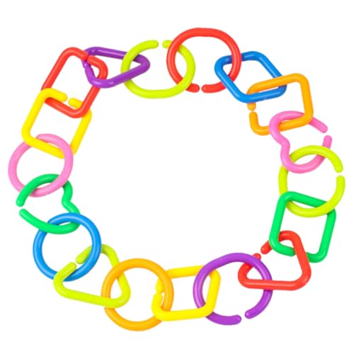 Milisten 35 Stück Teiliges Greifspielzeug Geometrische Verbindungsringe Bunte Lernspielzeuge zur Feinmotorik für Kleinkinder und Neugeborene Praktische Clips für Kinderwagen und Milisten 35 Stück Teiliges Greifspielzeug Geometrische Verbindungsringe Bunte Lernspielzeuge zur Feinmotorik für Kleinkinder und Neugeborene Praktische Clips für Kinderwagen und von Milisten