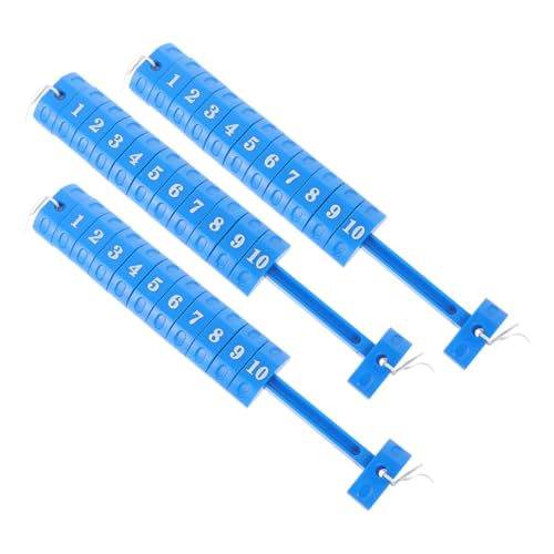 Milisten 3St Tabellentorschütze Tischfußball Zubehör Scores-Gerät Punktezähler für Tischfußball Tischfußball-Scorekeeper Tischfußball-Punktebalken Tisch-Punktezähler Plastik pp Blue von Milisten