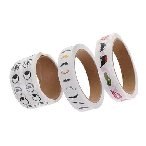 Milisten 3rollen Augen Zum Aufkleben Kreative Sticker Selbstklebende Augen-Mund-Etiketten Gesichtsaufkleber Zum Selbermachen DIY-Aufkleber Für Notizbücher Und Sammelalben Milisten 3rollen Augen Zum Aufkleben Kreative Sticker Selbstklebende Augen-Mund-Etiketten Gesichtsaufkleber Zum Selbermachen DIY-Aufkleber Für Notizbücher Und Sammelalben von Milisten