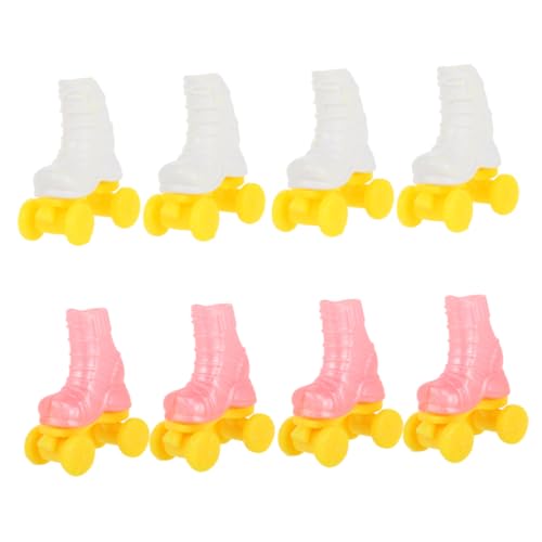 Milisten 4paare Miniatur-EIS Und Rollschuhe Für Puppen Niedliche Deko-Schuhe Für -zubehör Für Kreative Bastelprojekte Und Puppen-Dekoration Milisten 4paare Miniatur-EIS Und Rollschuhe Für Puppen Niedliche Deko-Schuhe Für -zubehör Für Kreative Bastelprojekte Und Puppen-Dekoration von Milisten