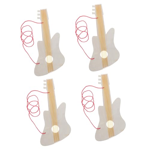 Milisten 4 Sätze Gitarrenbausatz Selber Machen Bastelset Musikinstrumentenparty Musikinstrument Zum Selbermachen Holzgitarre Für Gitarrendekor Kinderukulele Für Jungen Beige Hölzern Milisten 4 Sätze Gitarrenbausatz Selber Machen Bastelset Musikinstrumentenparty Musikinstrument Zum Selbermachen Holzgitarre Für Gitarrendekor Kinderukulele Für Jungen Beige Hölzern von Milisten