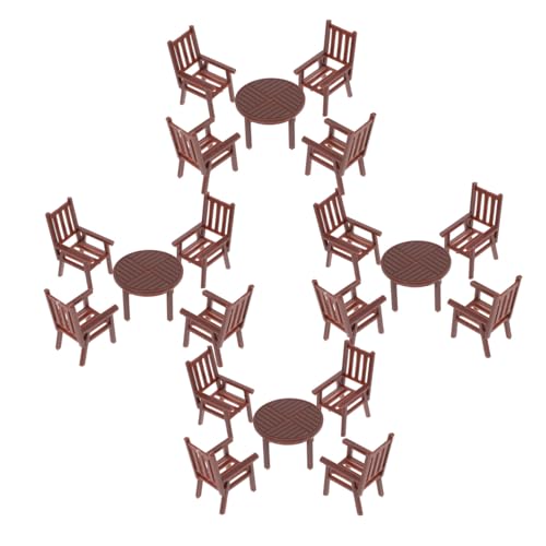 Milisten 4 Sätze Teilige Miniatur Tisch und Stuhl Set aus Langlebigem Material Glatte Oberfläche Realistische Puppenhaus Möbel für Wohnzimmer und Esszimmer Dekoratives Miniaturmöbel Milisten 4 Sätze Teilige Miniatur Tisch und Stuhl Set aus Langlebigem Material Glatte Oberfläche Realistische Puppenhaus Möbel für Wohnzimmer und Esszimmer Dekoratives Miniaturmöbel von Milisten