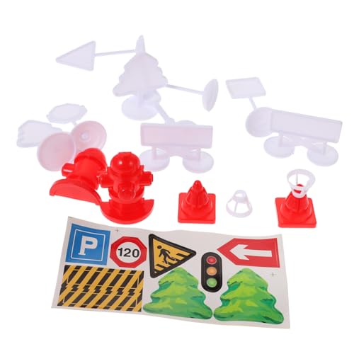 Milisten 4 Sätze Teiliges Verkehrszeichen Miniatur Straßenverkehrsschilder mit Leuchtenden Farben Pädagogisch für Verkehrswissen Leicht und Platzsparend für Interaktives und Eltern Junge Milisten 4 Sätze Teiliges Verkehrszeichen Miniatur Straßenverkehrsschilder mit Leuchtenden Farben Pädagogisch für Verkehrswissen Leicht und Platzsparend für Interaktives und Eltern Junge von Milisten