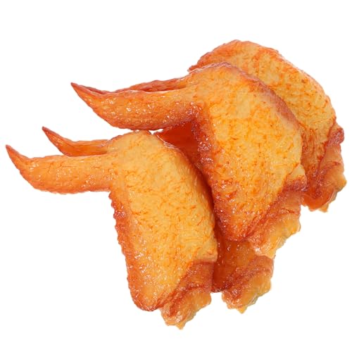 Milisten 4 Stück Realistische Fake Chicken Wings Modell Detailgetreue Nachbildung für Kinderküche Langlebige Party Dekorations Requisite Täuschend Echtes Spiellebensmittel für Kleinkinder Milisten 4 Stück Realistische Fake Chicken Wings Modell Detailgetreue Nachbildung für Kinderküche Langlebige Party Dekorations Requisite Täuschend Echtes Spiellebensmittel für Kleinkinder von Milisten