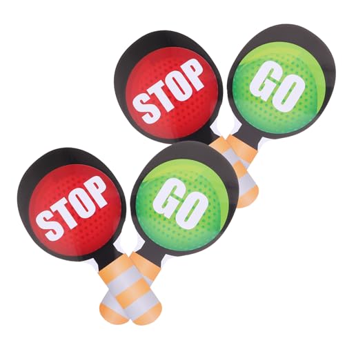 Milisten 4 Stück Sicherheitsstraßenschild Doppelseitig Vorschulerziehung Stopplichter Grün Grundschulunterricht Doppelseitig Griff Spiele Paddelsignal Für Die Schule Mit Milisten 4 Stück Sicherheitsstraßenschild Doppelseitig Vorschulerziehung Stopplichter Grün Grundschulunterricht Doppelseitig Griff Spiele Paddelsignal Für Die Schule Mit von Milisten
