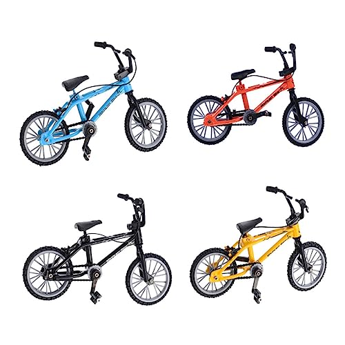 Milisten 4 Stück Teiliges Finger Bike Mini Mountainbikes aus Aluminiumlegierung und Kunststoff Zerlegbar Finger Fahrrad zur Fingerfertigkeit und Stressabbau für Erwachsene Milisten 4 Stück Teiliges Finger Bike Mini Mountainbikes aus Aluminiumlegierung und Kunststoff Zerlegbar Finger Fahrrad zur Fingerfertigkeit und Stressabbau für Erwachsene von Milisten