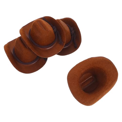 Milisten 4stücke Miniatur-cowboyhüte Zum Basteln Süße Minihüte Mit Flockfinish Winzige Puppenhüte Für Heimwerker Miniatur-bastelhüte Als Western-partydekorationen Puppenzubehör Für Kleine p Milisten 4stücke Miniatur-cowboyhüte Zum Basteln Süße Minihüte Mit Flockfinish Winzige Puppenhüte Für Heimwerker Miniatur-bastelhüte Als Western-partydekorationen Puppenzubehör Für Kleine p von Milisten
