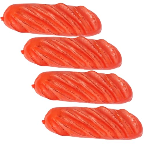 Milisten 4 Stück Teiliges Miniatur Hot Dog Modell Realistische Gefälschte Bratwurst Deko Detailgetreue Kunstwurst Requisiten für Foto Party Küche und Ladendekoration Milisten 4 Stück Teiliges Miniatur Hot Dog Modell Realistische Gefälschte Bratwurst Deko Detailgetreue Kunstwurst Requisiten für Foto Party Küche und Ladendekoration von Milisten