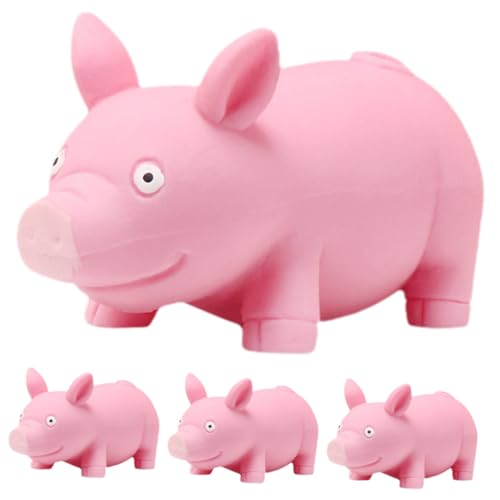 Milisten 4 Stück Teiliges Stress Schweinchen Kleines Dehnbares Anti Stress für Erwachsene Weiches Glattes Material als Party Accessoire für Schreibtischdekoration Milisten 4 Stück Teiliges Stress Schweinchen Kleines Dehnbares Anti Stress für Erwachsene Weiches Glattes Material als Party Accessoire für Schreibtischdekoration von Milisten