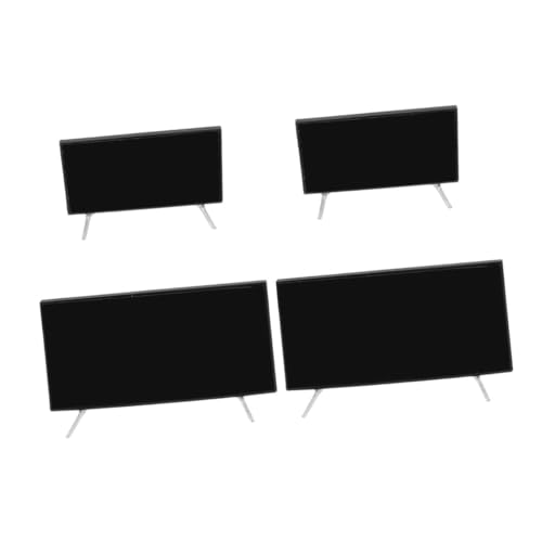 Milisten 4 Stücke Maßstab Realistische Puppenhausmöbel Vielseitige Mini-Simulation Kompakte Fernseher für Puppenwohnzimmer Detailgetreue Dekoration und Kreativspiel Milisten 4 Stücke Maßstab Realistische Puppenhausmöbel Vielseitige Mini-Simulation Kompakte Fernseher für Puppenwohnzimmer Detailgetreue Dekoration und Kreativspiel von Milisten
