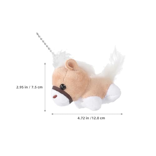 Milisten 4-teiliger Schlüsselanhänger aus Plüsch mit Pferd: Schlüsselanhänger aus Stofftier – Anhänger des Jahres 2026 – Süßes Autozubehör – Anhänger für weiches Plüschspielzeug Milisten 4-teiliger Schlüsselanhänger aus Plüsch mit Pferd: Schlüsselanhänger aus Stofftier – Anhänger des Jahres 2026 – Süßes Autozubehör – Anhänger für weiches Plüschspielzeug von Milisten