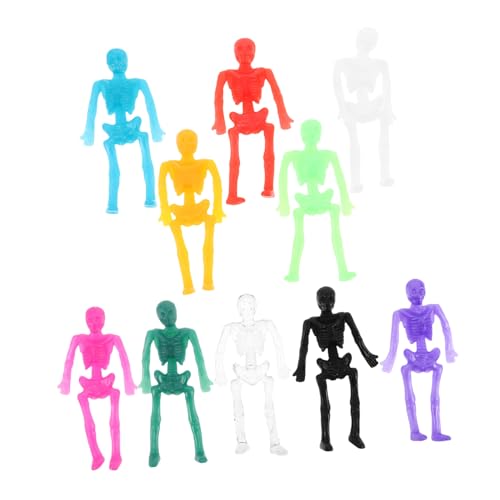 Milisten 40 Stück Teiliges Elastische Skelettfiguren aus Weichem TPR-Gummi Haftend und Dehnbar Realistisch Detailliert Halloween Party-deko Treat Bag Füller Klassenzimmer Preise Milisten 40 Stück Teiliges Elastische Skelettfiguren aus Weichem TPR-Gummi Haftend und Dehnbar Realistisch Detailliert Halloween Party-deko Treat Bag Füller Klassenzimmer Preise von Milisten