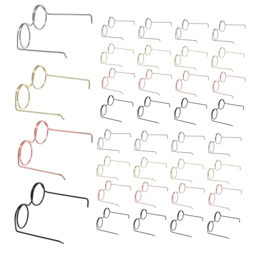 Milisten 40 Stück Teiliges Mini Metallbrillen Puppen DIY Basteln Runde Miniatur Brillenrahmen in Gold Silber Roségold Schwarz Leicht Robust Vielseitig für Puppendeko und Bastelprojekte Milisten 40 Stück Teiliges Mini Metallbrillen Puppen DIY Basteln Runde Miniatur Brillenrahmen in Gold Silber Roségold Schwarz Leicht Robust Vielseitig für Puppendeko und Bastelprojekte von Milisten