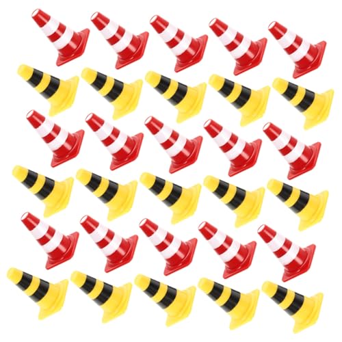 Milisten 40 Stück Teiliges Mini Verkehrskegel aus Robustem Pädagogisches Verkehrszeichenspielzeug für Realistische Baustellen und Straßensperren Fördert Verkehrssicherheit und Eltern Junge Milisten 40 Stück Teiliges Mini Verkehrskegel aus Robustem Pädagogisches Verkehrszeichenspielzeug für Realistische Baustellen und Straßensperren Fördert Verkehrssicherheit und Eltern Junge von Milisten