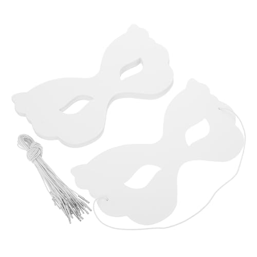 Milisten 40 Stück Weiße DIY Papiermasken Halbgesichts-masken mit Elastischem Band Bemalbare Blanke Schmetterlings-masken für Karneval Halloween Kostüm Bastelset Milisten 40 Stück Weiße DIY Papiermasken Halbgesichts-masken mit Elastischem Band Bemalbare Blanke Schmetterlings-masken für Karneval Halloween Kostüm Bastelset von Milisten