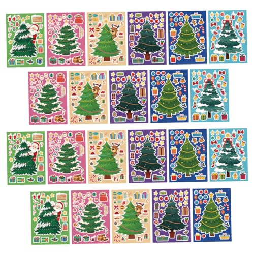 Milisten 48 Stück Teiliges Weihnachtsbaum Dekorationsset Selbstklebende Weihnachtsaufkleber mit Bunten Motiven für Fenster Türen DIY Weihnachtsdeko Party Zubehör Milisten 48 Stück Teiliges Weihnachtsbaum Dekorationsset Selbstklebende Weihnachtsaufkleber mit Bunten Motiven für Fenster Türen DIY Weihnachtsdeko Party Zubehör von Milisten