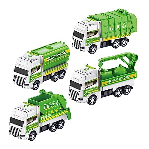 Milisten 4Stücke Müllwagen für Reibungsbetriebene Müllautos aus Robustem für Kleinkinder zur Praktischer Fähigkeiten und Motorik Milisten 4Stücke Müllwagen für Reibungsbetriebene Müllautos aus Robustem für Kleinkinder zur Praktischer Fähigkeiten und Motorik von Milisten