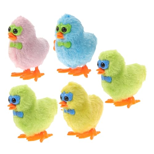 Milisten 5 Stück Aufziehküken Plüschspielzeug Wind Up Chick Kleine Hüpfende Küken Lustige Partygeschenke Für Ostern Korb Füller Zufällige Farbe Zufällige Farbe Milisten 5 Stück Aufziehküken Plüschspielzeug Wind Up Chick Kleine Hüpfende Küken Lustige Partygeschenke Für Ostern Korb Füller Zufällige Farbe Zufällige Farbe von Milisten