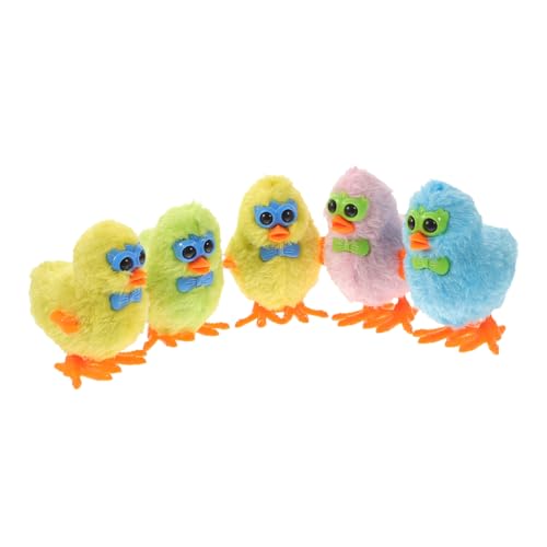 Milisten 5 Stück Aufziehspielzeug Küken Plüsch Wind Up für Lustige Hüpfende Hühner Party Niedliche Chick Toys Zufällige Farbe Zufällige Farbe Milisten 5 Stück Aufziehspielzeug Küken Plüsch Wind Up für Lustige Hüpfende Hühner Party Niedliche Chick Toys Zufällige Farbe Zufällige Farbe von Milisten