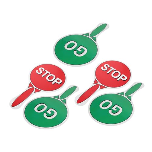 Milisten 5 Stück Doppelseitige Stoppschilder Handlich Leicht Lernspielzeug für Verkehrssicherheit Kindergarten und Grundschule Robuste Verkehrszeichen für Jungen und Mädchen Milisten 5 Stück Doppelseitige Stoppschilder Handlich Leicht Lernspielzeug für Verkehrssicherheit Kindergarten und Grundschule Robuste Verkehrszeichen für Jungen und Mädchen von Milisten