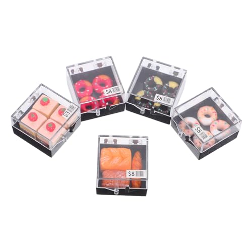 Milisten 5 Stück Miniatur Kuchen Realistische Kunststoff Dessert Modelle für Puppenhaus Dekorationen und DIY Bastelprojekte Milisten 5 Stück Miniatur Kuchen Realistische Kunststoff Dessert Modelle für Puppenhaus Dekorationen und DIY Bastelprojekte von Milisten