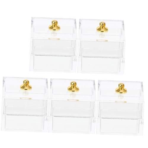 Milisten 5 Stück Puppenhaus Zubehör Kleine Deko Boxen für Miniaturhäuser Realistisch Gestaltete Mini Aufbewahrung Vielseitig für Puppenhausbedarf Milisten 5 Stück Puppenhaus Zubehör Kleine Deko Boxen für Miniaturhäuser Realistisch Gestaltete Mini Aufbewahrung Vielseitig für Puppenhausbedarf von Milisten