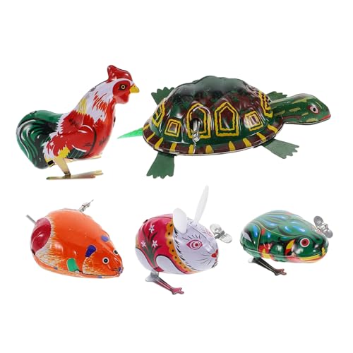 Milisten 5 Stück Teiliges Aufziehspielzeug aus Blech ohne Batterie Lustige Party Mitgebsel für Fördert Feinmotorik und Fantasie Handliche Zufällige Modelle Milisten 5 Stück Teiliges Aufziehspielzeug aus Blech ohne Batterie Lustige Party Mitgebsel für Fördert Feinmotorik und Fantasie Handliche Zufällige Modelle von Milisten