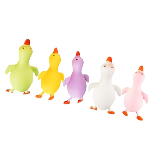 Milisten 5 Stück Teiliges Bunte Quietsche Enten Stressabbau Weiche Elastische Hand Squeeze Toys Lustige Party Dekorationen zur Angst Druckminderung Milisten 5 Stück Teiliges Bunte Quietsche Enten Stressabbau Weiche Elastische Hand Squeeze Toys Lustige Party Dekorationen zur Angst Druckminderung von Milisten