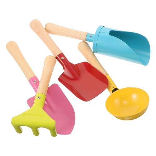 Milisten 5 Stück Teiliges Gartenwerkzeug Schaufel und Rechen Sicher Abgerundete Kanten Ergonomische Griffe für Kinderhände für Sandkasten Strand und Outdoor-Spiel Motorische Milisten 5 Stück Teiliges Gartenwerkzeug Schaufel und Rechen Sicher Abgerundete Kanten Ergonomische Griffe für Kinderhände für Sandkasten Strand und Outdoor-Spiel Motorische von Milisten
