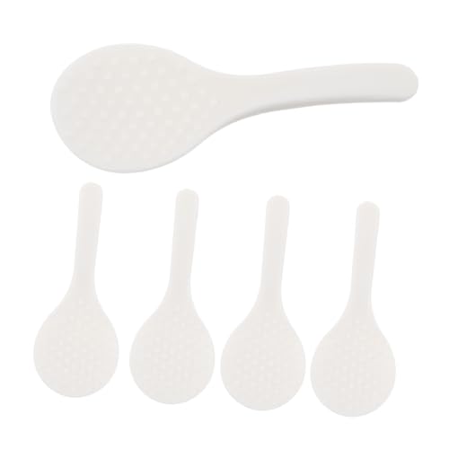Milisten 5 Stück Teiliges Miniatur Dollhouse Reislöffel Realistische Kleine Kochspatel aus Leichtem für Rollenspiele und Puppenhaus Küchendekoration Milisten 5 Stück Teiliges Miniatur Dollhouse Reislöffel Realistische Kleine Kochspatel aus Leichtem für Rollenspiele und Puppenhaus Küchendekoration von Milisten