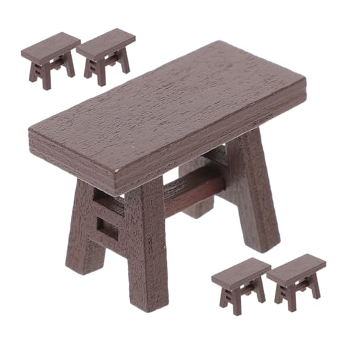 Milisten 5 Stück Teiliges Miniatur Holz Hocker Robuste Kleine Puppenhaus Möbel Kompakt und Tragbar für Rollenspiele Realistische Mini Stühle Passend für Puppenhaus Dekoration Milisten 5 Stück Teiliges Miniatur Holz Hocker Robuste Kleine Puppenhaus Möbel Kompakt und Tragbar für Rollenspiele Realistische Mini Stühle Passend für Puppenhaus Dekoration von Milisten