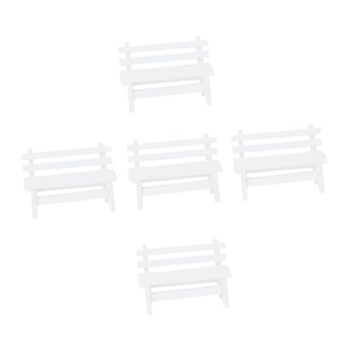 Milisten 5 Stück Teiliges Miniatur Holzbank Handgefertigte Miniatur Gartenbank Leichte Mini Holzstühle für Puppenhaus Landschaftsdeko DIY Modellbau und Kleine Gartenornamente Milisten 5 Stück Teiliges Miniatur Holzbank Handgefertigte Miniatur Gartenbank Leichte Mini Holzstühle für Puppenhaus Landschaftsdeko DIY Modellbau und Kleine Gartenornamente von Milisten