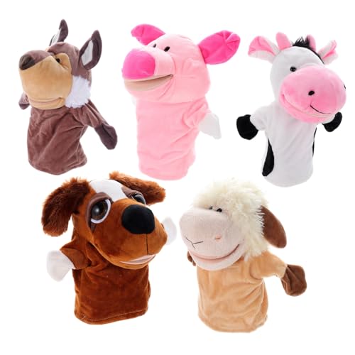 Milisten 5 Stück Teiliges Tier handpuppen aus Weichem für Fantasievolles Geschichtenerzählen Fördert Motorik und Kommunikation für Eltern zum Interaktiven Spiel Milisten 5 Stück Teiliges Tier handpuppen aus Weichem für Fantasievolles Geschichtenerzählen Fördert Motorik und Kommunikation für Eltern zum Interaktiven Spiel von Milisten
