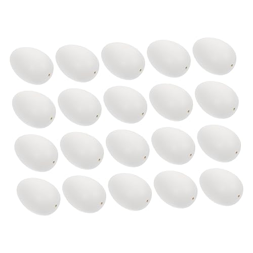 Milisten 50 Stück DIY Plastikeier zum Bemalen Handliche Hängende Ostereier Deko für Weiße Kunststoff Eier ohne Schnur Bastelset für Osterfest Haus und Tischdekoration Milisten 50 Stück DIY Plastikeier zum Bemalen Handliche Hängende Ostereier Deko für Weiße Kunststoff Eier ohne Schnur Bastelset für Osterfest Haus und Tischdekoration von Milisten