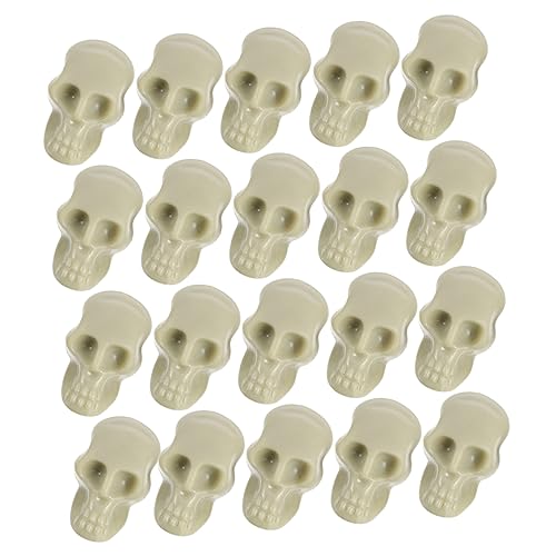 Milisten 50 Stück Mini Skelettköpfe aus Kunststoff Realistische Halloween Deko Leichte DIY Party Requisiten Kleine Schädel für Gruselige Foto Requisiten und Halloween Dekoration Milisten 50 Stück Mini Skelettköpfe aus Kunststoff Realistische Halloween Deko Leichte DIY Party Requisiten Kleine Schädel für Gruselige Foto Requisiten und Halloween Dekoration von Milisten
