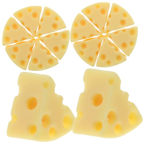 Milisten 50 Stück Miniatur Käse Deko Modell aus Leichtem Resin Realistische Gelbe Fake Cheese Figuren für DIY Basteln Puppenhaus Küchendekoration und Food Fotografie Zubehör Milisten 50 Stück Miniatur Käse Deko Modell aus Leichtem Resin Realistische Gelbe Fake Cheese Figuren für DIY Basteln Puppenhaus Küchendekoration und Food Fotografie Zubehör von Milisten