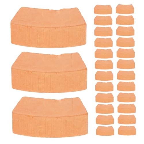 Milisten 50stücke Miniatur-Steine Aus Töpferton Bausteine Mit Mauertextur Realistische Mini-simulations-Steine Für Modellbau Und Basteln Miniatur-Wand-Steine Selbermachen Milisten 50stücke Miniatur-Steine Aus Töpferton Bausteine Mit Mauertextur Realistische Mini-simulations-Steine Für Modellbau Und Basteln Miniatur-Wand-Steine Selbermachen von Milisten