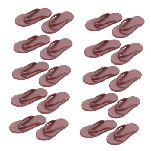 Milisten 50 Stück Teiliges Puppenschuhe Flip Flops Braun Miniatur Sandalen Sommer Strand Zubehör für DIY Basteln und Puppenmode Milisten 50 Stück Teiliges Puppenschuhe Flip Flops Braun Miniatur Sandalen Sommer Strand Zubehör für DIY Basteln und Puppenmode von Milisten