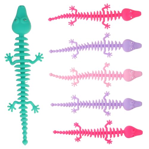Milisten 6 Stück Dehnbare TPR Schnur Fidget als Stressabbau für Jahre Buntes Dinosaurier Armband Party Mitgebsel und Lustiges Zappelspielzeug Milisten 6 Stück Dehnbare TPR Schnur Fidget als Stressabbau für Jahre Buntes Dinosaurier Armband Party Mitgebsel und Lustiges Zappelspielzeug von Milisten
