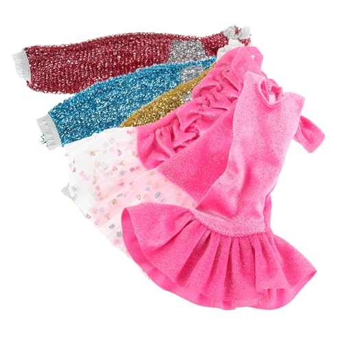 Milisten 6 Stück Pailletten Ballkleid für Puppen Glitzerndes Prinzessinnenkostüm mit Einer Schulter Elegantes Sommerkleid für Mädchen für Partys und Formelle Veranstaltungen Milisten 6 Stück Pailletten Ballkleid für Puppen Glitzerndes Prinzessinnenkostüm mit Einer Schulter Elegantes Sommerkleid für Mädchen für Partys und Formelle Veranstaltungen von Milisten