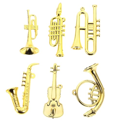 Milisten 6stücke Teiliges Miniatur Musikinstrumente Für Klassische Spielzeuge Für Weihnachtsdekoration Oder Partyzubehör Milisten 6stücke Teiliges Miniatur Musikinstrumente Für Klassische Spielzeuge Für Weihnachtsdekoration Oder Partyzubehör von Milisten